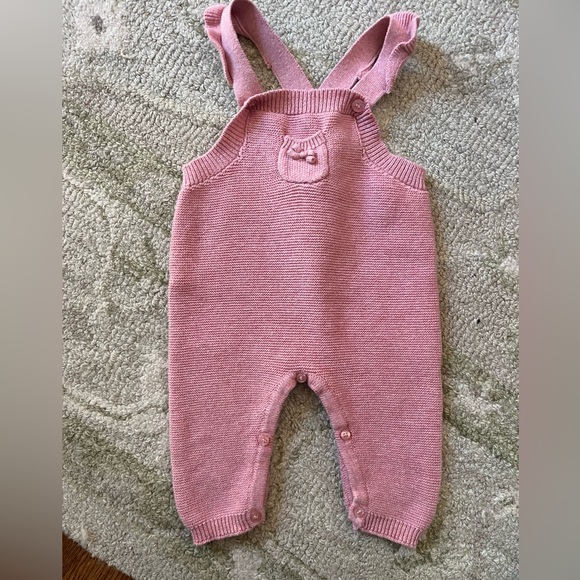Mayoral Other - Mayoral Pink Knit Overalls
